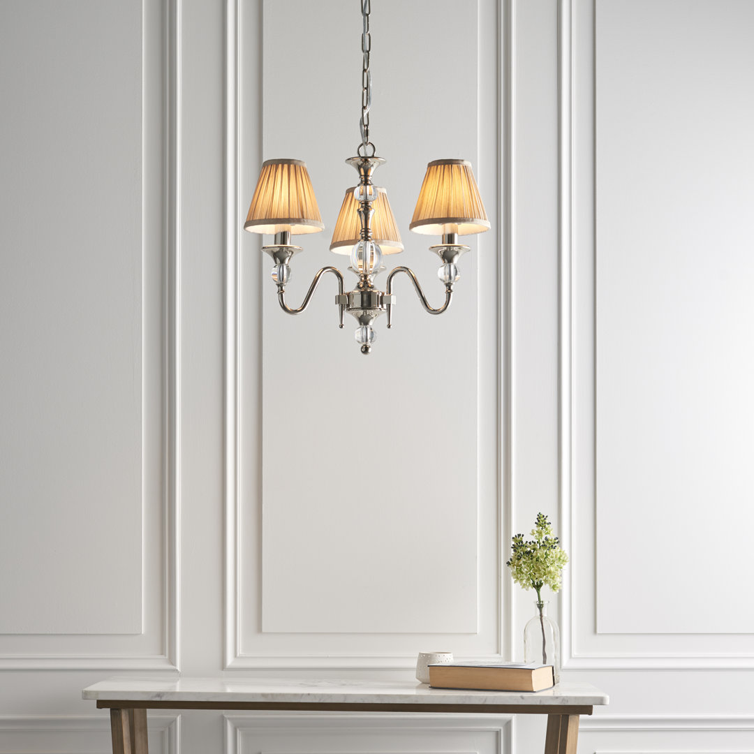 Mcveigh 3-Light Shaded Chandelier