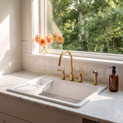 Riverby™ Single-Bowl Top-Mount Kitchen Snk with Accessories