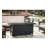 Conesville Rectangle Stainless Steel Propane Smokeless Fire Pit Table with Lid-1578553480