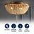 Ohlone Farmhouse Wood Beaded/Metal LED Flush Mount-123703378-70777070