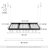 Iron Rectangle Hanging Pot Rack