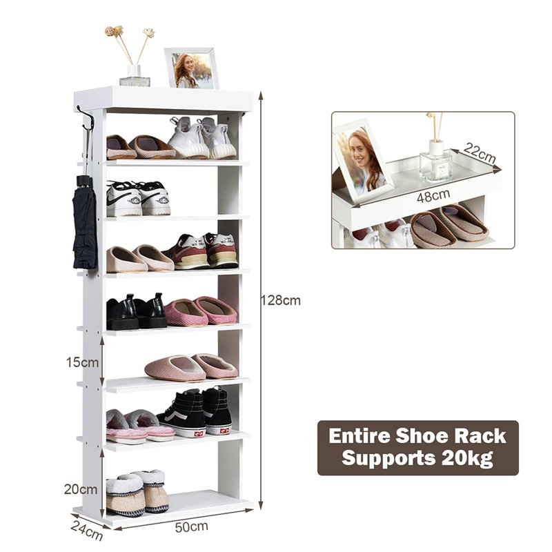 14 Pair Shoe Rack