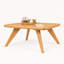 Table basse carrée en bois de chêne massif Petra-422051287