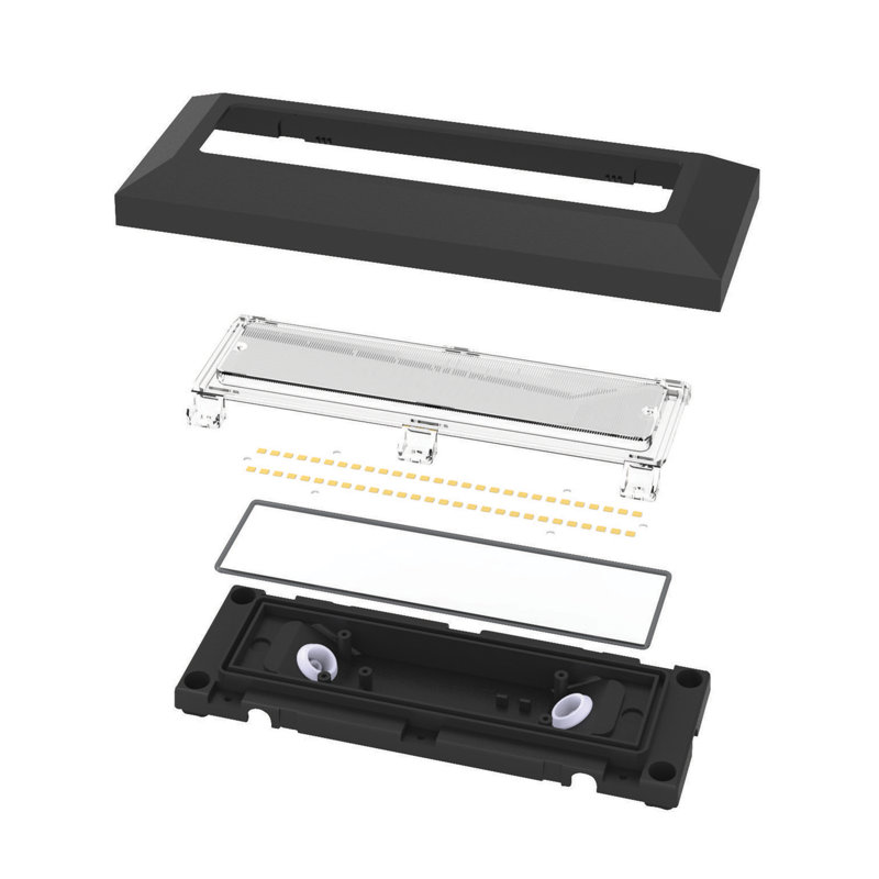 Penistone Black No Power Source Required / Manual Integrated LED Deck Light