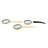 Metal Black Magnifying Glass with Bone Handles