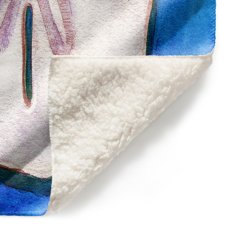 Couverture en franc sable , 51 po x 60 po