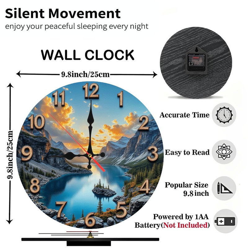 Horloge Cosmic Swirl