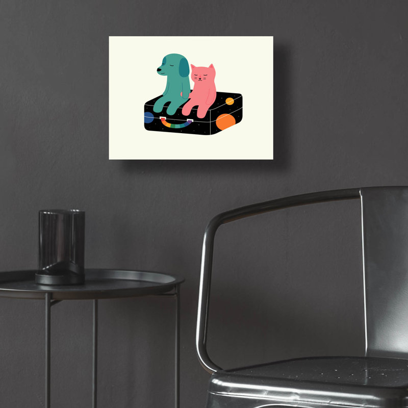 «Travel More» par Andy Westface, H 12 po x l 16 po x P 0,13 po