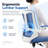 Office Chair,Ergonomic Comfy Home Desk Chair with 350LBS Capacity,High Back Gaming Chair with Wheels,Mesh Computer Chair,Lumbar Support, Adjustable Headrest,Flip-up Armrest-103594823
