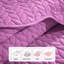 Ensembles de couvre-lit simple en relief élégants avec literie en microfibre matelassée douce-124249309