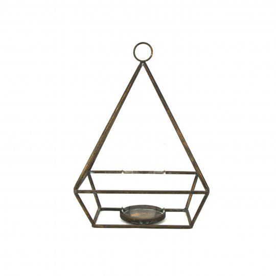 15.6'' H Metal Wall Tealight Holder
