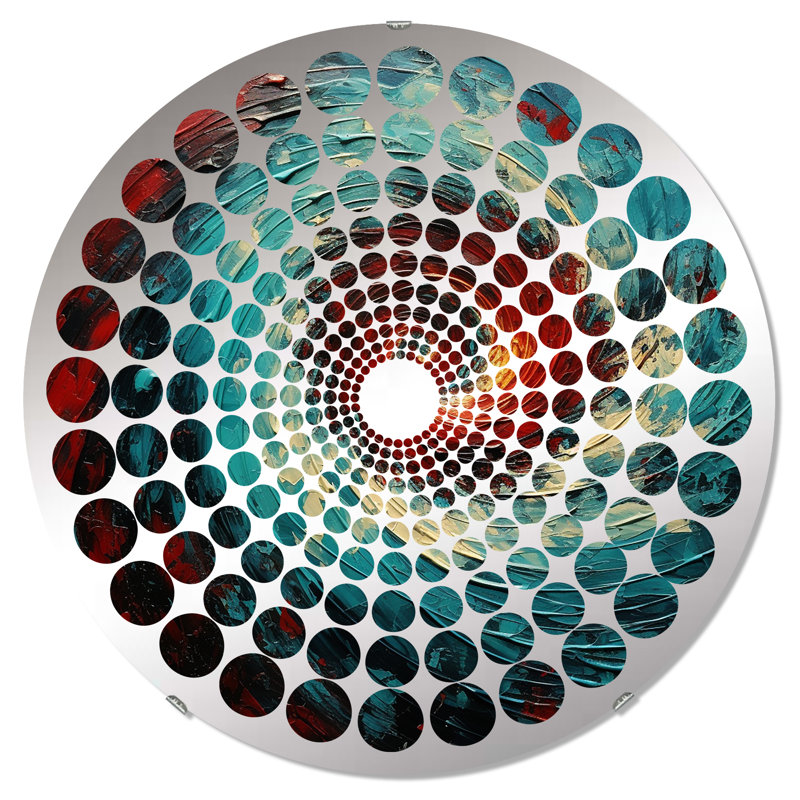 Eulos Circle Mirror, 23.6" x 23.6"