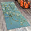 Chic Soft Pile Printed Rug with Intricate Floral Design Perfect for Adding Subtle Elegance to Any Indoor Living Space-1706438715