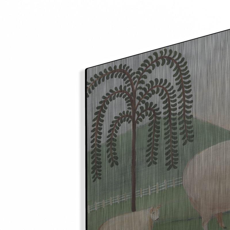 «Folk Farm I» par Regina Moore, H 12 po x l 16 po