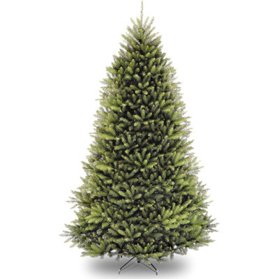 6Ft Pre-Lit Spruce Artificial Hinged Christmas Pine Tree Prelighted Holiday Xmas Tree For Home Party Decoration With 300 Warm White Lights And 818 Branch Tips, Green