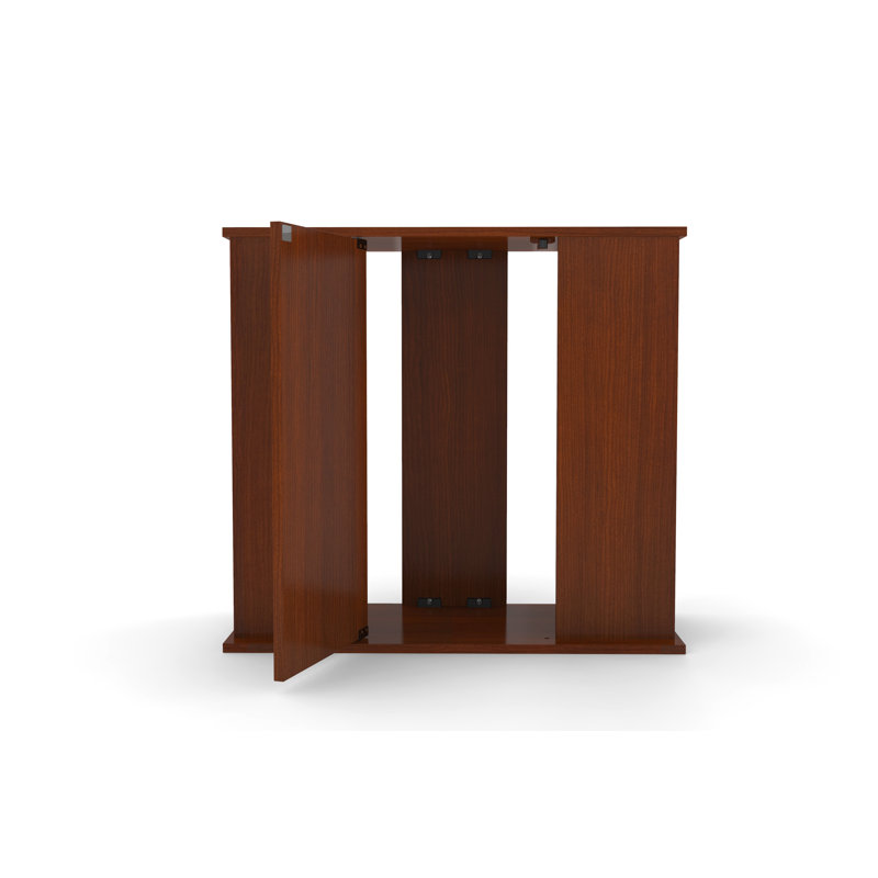 Cherry Wood Aquarium Stand with Concealed Storage