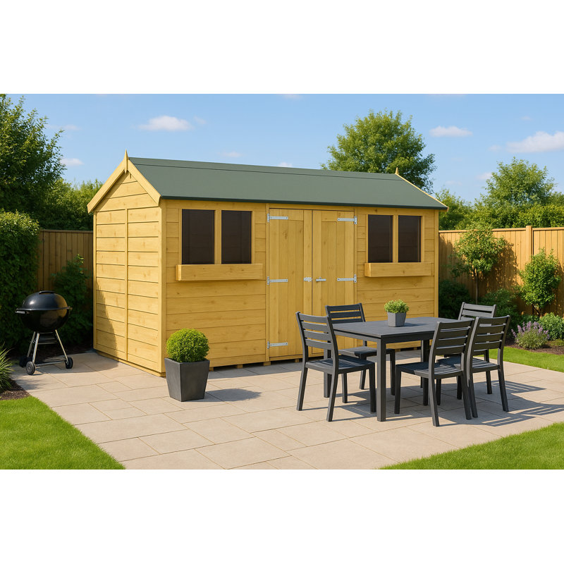 8ft x 12ft Apex Summer Shed