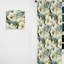 Motif naturel de tranquillité naturelle - Rideau floral - Velours obscurcissant - 1 panneau-107599464