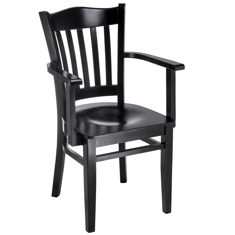 Riggio 18'' H Upholstered Armchair, Cherry, Black, Yes