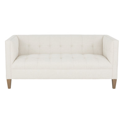 Dominique Leather Loveseat