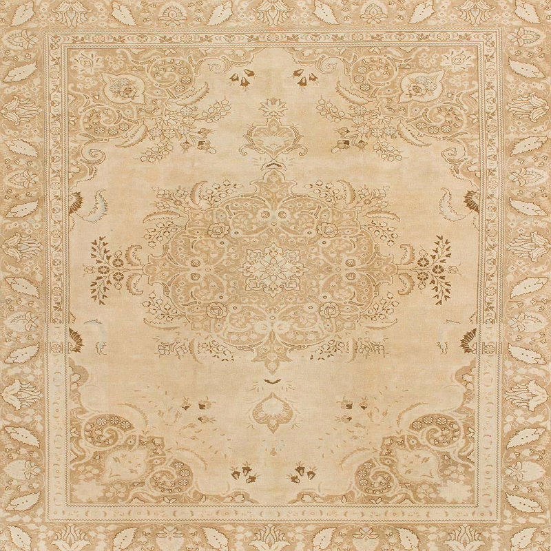 Tapis abstrait moderne 1270, Carré 8 pi