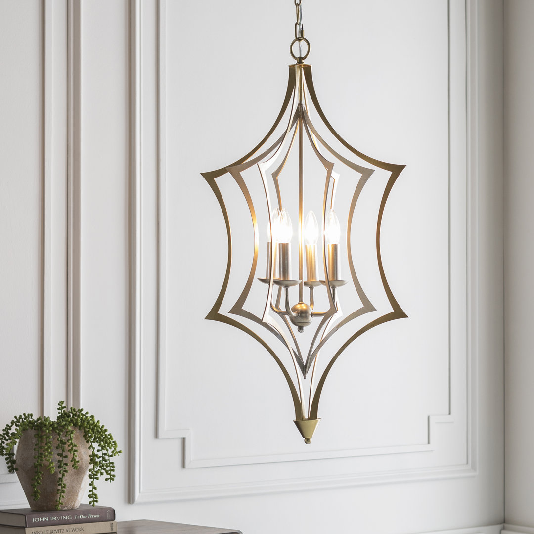 Augu 4 - Light Geometric Chandelier Mercer41