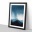 Cloud Touching the Mountains in Abstract - Picture Frame Graphic Art Print-55680516-55680518