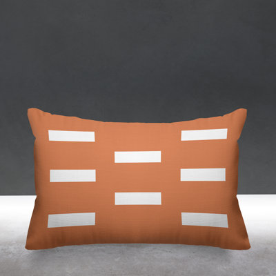 Luella Geometric Outdoor Reversible Throw Pillow