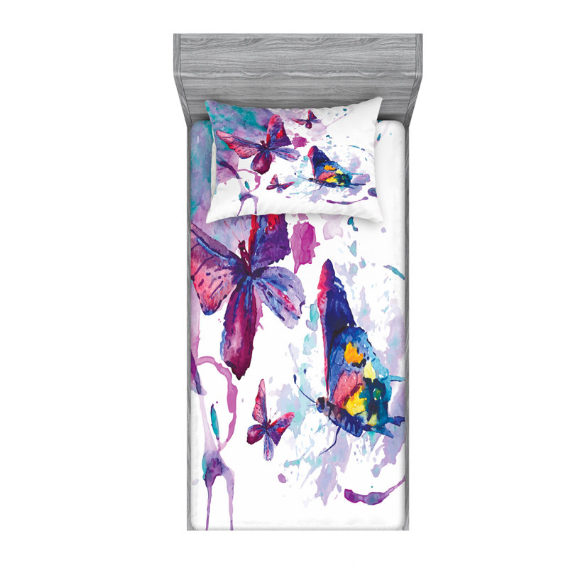 Microfiber Sheet Set, Twin XL Sheet Set with Fitted Sheet