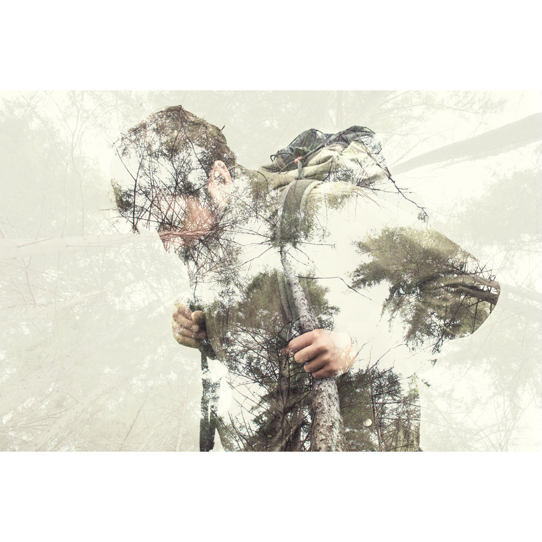 Hiker - Wrapped Canvas Print