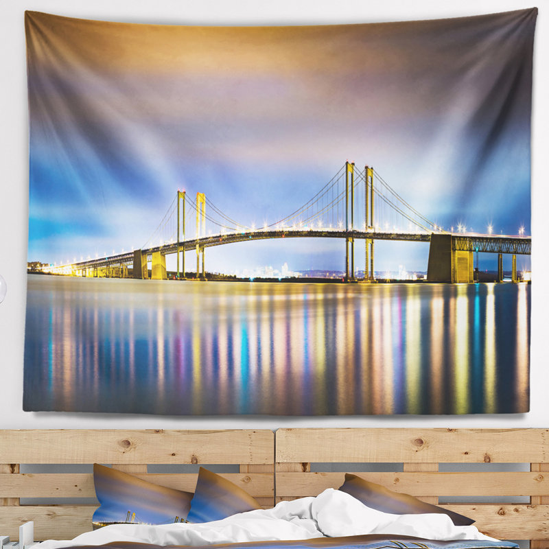 Tapisserie panorama avec accessoires suspendus en polyester de l’etat du delaware et accessoires inclus Landscape
