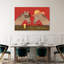 Funny Horses At Bar Contemporary Horse Wall Art Print 1 Piece Wrapped Canvas Wall Art-1092837252