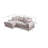 Modern CorduroyCorner sofa Sleeper Sofa Couch With Comfy Deep Seat& 6 Pillows