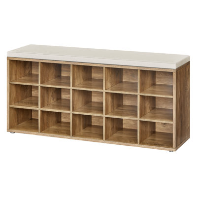 Jurina 15 Pair Shoe Storage Bench