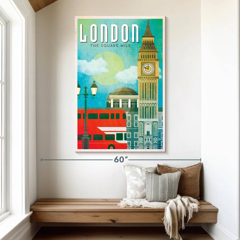 Affiche Big Big London London, H 51 po x l 34 po