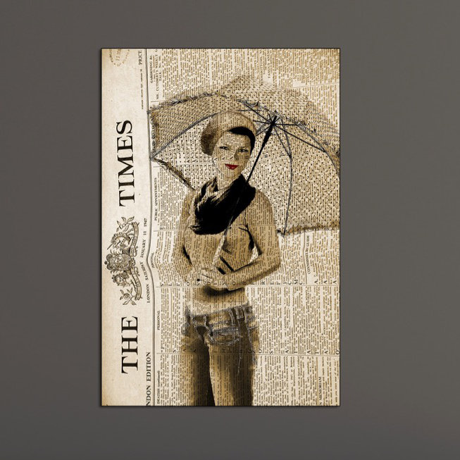 Single Picture Frame Print on Wood