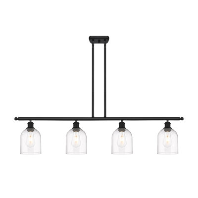 Luminaire suspendu pour îlot de cuisine 4 lumières Odaniel