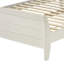 Lit à panneau en bois blanc crème-2082193930