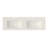 59 X 18 In. Solid Surface Wall Mount Bathroom Double Vessel Sink With Faucet Holes In Matte White-135933083