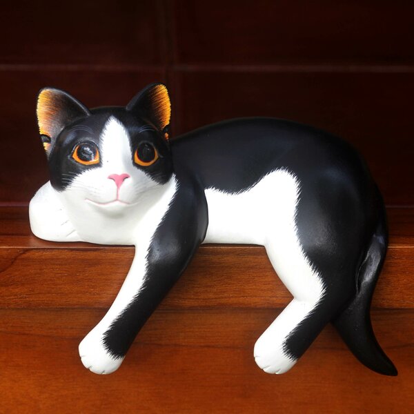 Tuxedo Cat Figurine