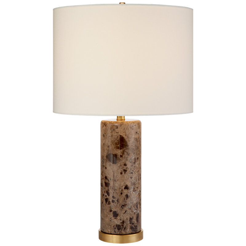AERIN Cliff Table Lamp, Brown