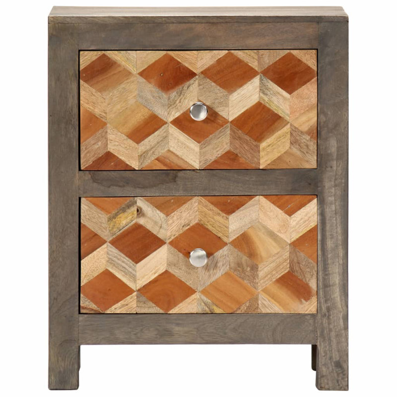 Jurnee 40cm W Solid + Manufactured Wood Bedside Table