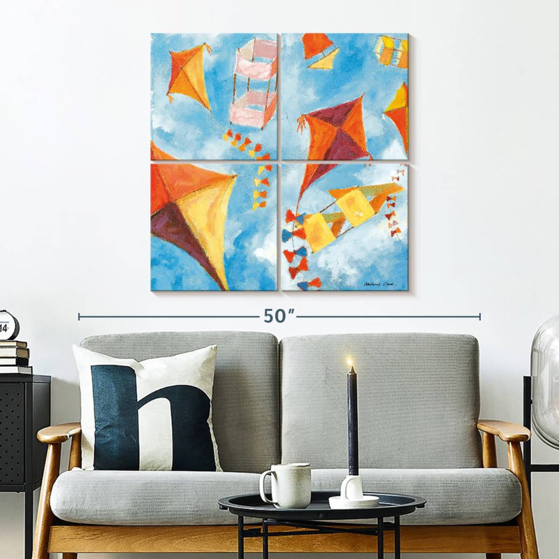 Senne Kites, 32" H x 32" W