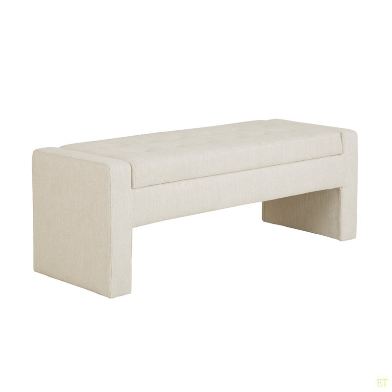 Banc de rangement à fermeture douce