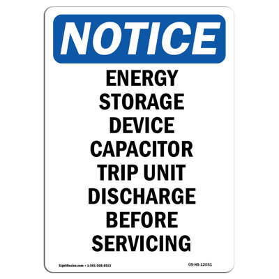 Energy Storage Device Capacitor Sign