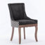 Mobilier, chaise de salle à manger d'appoint, chaises en tissu épaissi-675109810