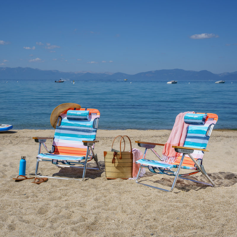 Koralee Folding Reclining Beach Chair