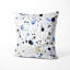 Coussin Modern Modern - Coussin à imprimé abstrait bleu et crème-125944533
