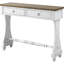 Console blanc antique - Deux tiroirs spacieux pour les clés et les portefeuilles