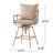 PLUMBER's PIPE BARSTOOL W/CUSHIONS-974795234-974795237